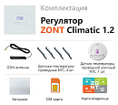 ZONT Climatic 1.2 Погодозависимый автоматический GSM / Wi-Fi регулятор (1 ГВС + 2 прямых/смесительных) с доставкой в Оренбург